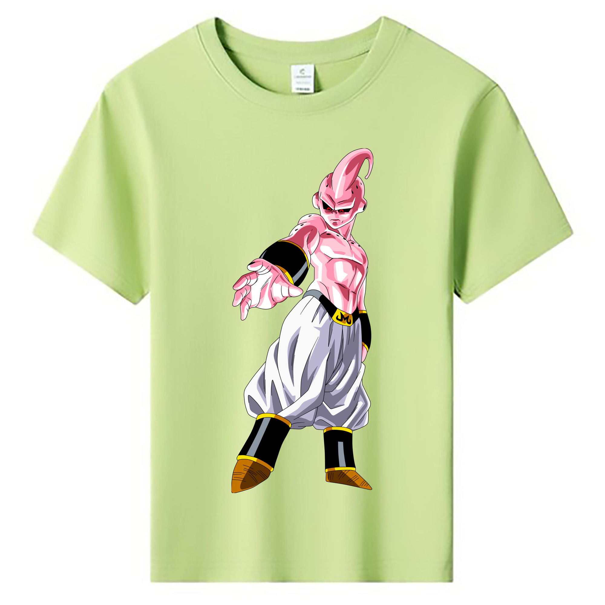 （画像用） ドラゴンボール 魔人ブウ DRAGON BALL Majin Buu 綿100％キッズTシャツ（フロントプリント）